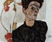 Self-portrait Egon Schiele